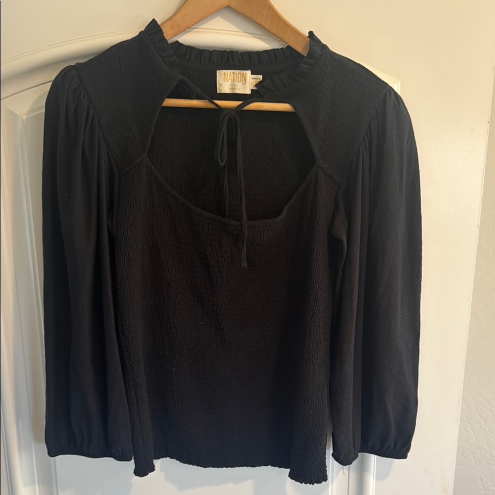 Nation LTD Black Women's Top